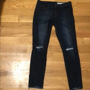Treasure & Bond Size 27 Raw Hem Skinny Fit Jeans